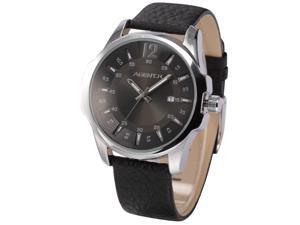 Agent X Men's Fashion Date Japanese Quartz Black Leather Band Dress Wrist Watch AGX030 Agent X Men's Fashion Date Japanese Quartz Black Leather Band Dress Wrist Watch AGX030