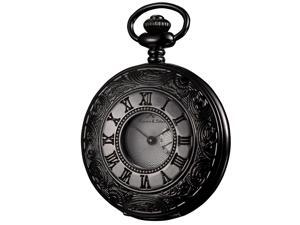 Kronen & Söhne Half Hunter Unisex Steampunk Antiqued Japanese Quartz Pocket Watch Kronen & Söhne Half Hunter Unisex Steampunk Antiqued Japanese Quartz Pocket Watch