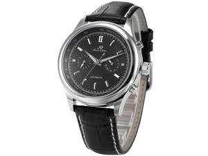 KS Mens Automatic Mechanical Analog Date Day Black Leather Band Wrist Watch KS184 KS Mens Automatic Mechanical Analog Date Day Black Leather Band Wrist Watch KS184