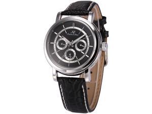 KS Mens Automatic Mechanical Date Day Black Leather Band Wrist Watch KS247 KS Mens Automatic Mechanical Date Day Black Leather Band Wrist Watch KS247