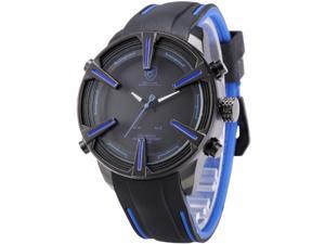 Shark - SH386 Mens Quartz Watch, Simple, Black Dial, Day and Date, Alarm, Silicone Band Shark - SH386 Mens Quartz Watch, Simple, Black Dial, Day and Date, Alarm, Silicone Band