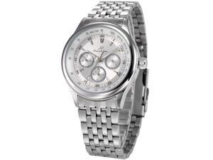 KS Mens Automatic Mechanical Date Day Silver Stainless Steel Band Wrist Watch KS211 KS Mens Automatic Mechanical Date Day Silver Stainless Steel Band Wrist Watch KS211