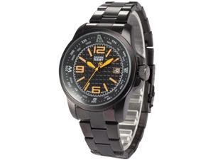 Shark Army Mens SAW132 Military design Date Display Steel Band Quartz Watch Shark Army Mens SAW132 Military design Date Display Steel Band Quartz Watch