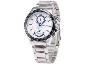 Timebear Mens PHN074 Analog White Dial Silver Alloy Band Quartz Watch Timebear Mens PHN074 Analog White Dial Silver Alloy Band Quartz Watch