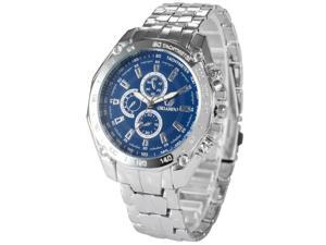 Timebear Mens PHN068 Analog Blue Dial Silver Alloy Band Quartz Watch Timebear Mens PHN068 Analog Blue Dial Silver Alloy Band Quartz Watch