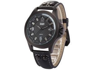 Shark Army Mens SAW141 Military Leather Band Date Display Quartz Watch Shark Army Mens SAW141 Military Leather Band Date Display Quartz Watch