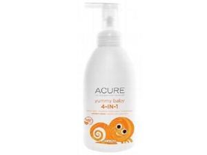 Acure Yummy Baby 4-In-1 Wash Vanilla + Citrus 473ML Acure Yummy Baby 4-In-1 Wash Vanilla + Citrus 473ML