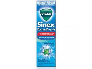 Vicks Sinex Extra Fresh Menthol Nasal Decongestant 15ml Vicks Sinex Extra Fresh Menthol Nasal Decongestant 15ml