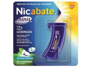 Nicabate Mini Mint Lozenges 1.5 Mg 20s Nicabate Mini Mint Lozenges 1.5 Mg 20s