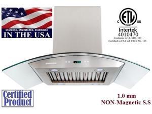 XtremeAir PX01-I36, 36" wide, 900 CFM, LED lights, Both Side accessible Controls, Baffle Filters W/ Grease Drain Tunnel, 8.0mm Capony Temper Glass, Island Mount Range Hood XtremeAir PX01-I36, 36" wide, 900 CFM, LED lights, Both Side accessible Controls, Baffle Filters W/ Grease Drain Tunnel, 8.0mm Capony Temper Glass, Island Mount Range Hood