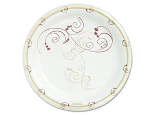Symphony Paper Dinnerware, Mediumweight Plate, 8.5 Round, Tan, 125/Pack Symphony Paper Dinnerware, Mediumweight Plate, 8.5 Round, Tan, 125/Pack