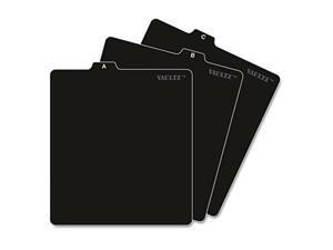 A-Z CD File Guides, 5 x 5 3/4, Black A-Z CD File Guides, 5 x 5 3/4, Black