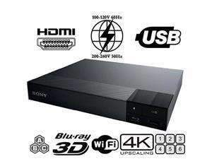 SONY BDP-S6700 2k/4k Upscaling - Bluetooth- 2D/3D - Wi-Fi - Multi System Region Free Blu Ray Disc DVD Player - PAL/NTSC - USB - 100-240V 50/60Hz for World-Wide Use & 6 Feet HDMI Cable SONY BDP-S6700 2k/4k Upscaling - Bluetooth- 2D/3D - Wi-Fi - Multi System Region Free Blu Ray Disc DVD Player - PAL/NTSC - USB - 100-240V 50/60Hz for World-Wide Use & 6 Feet HDMI Cable