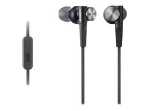 Black Extra Bass Earbud Headset Black Extra Bass Earbud Headset