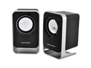 GEAR HEAD SP1500USB Gear Head SP1500USB 2.0 Speaker System - 3 W RMS - Black, Silver GEAR HEAD SP1500USB Gear Head SP1500USB 2.0 Speaker System - 3 W RMS - Black, Silver