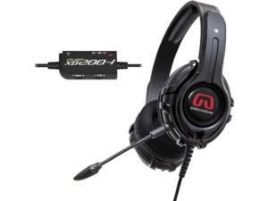 SYBA OG-AUD63082 GamesterGear Cruiser XB200 Headset / Stereo - Black - RCA, USB - Wired - 32 Ohm - 20 Hz - 20 kHz - Over-the-head - Binaural - Circumaural - 15.70 ft Cable SYBA OG-AUD63082 GamesterGear Cruiser XB200 Headset / Stereo - Black - RCA, USB - Wired - 32 Ohm - 20 Hz - 20 kHz - Over-the-head - Binaural - Circumaural - 15.70 ft Cable