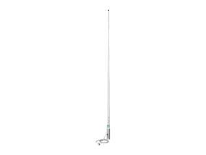 SHAKESPEARE SHA-5104 4 Centennial VHF Antenna, MFG# 5104, 3 dB gain, white hi-gloss fiberglass w/chrome 1"-14 ferrule, 15 RG-58, and PL-259. SHAKESPEARE SHA-5104 4 Centennial VHF Antenna, MFG# 5104, 3 dB gain, white hi-gloss fiberglass w/chrome 1"-14 ferrule, 15 RG-58, and PL-259.