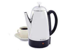 FOCUS ELECTRICS 54159 12 Cup Stainless Steel Percolator FOCUS ELECTRICS 54159 12 Cup Stainless Steel Percolator