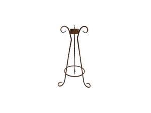 VERY COOL STUFF ASMTGS22 22" Antique Silver Twisted Globe Stand VERY COOL STUFF ASMTGS22 22" Antique Silver Twisted Globe Stand