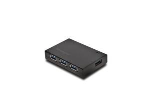 KENSINGTON TECHNOLOGY K33979AM USB 3.0 4-Port Hub and Charger â Black KENSINGTON TECHNOLOGY K33979AM USB 3.0 4-Port Hub and Charger â Black
