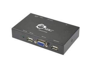 SIIG CE-KV0511-S1 USB VGA KVM Console Extender Over CAT5 (Transmitter and Receiver) SIIG CE-KV0511-S1 USB VGA KVM Console Extender Over CAT5 (Transmitter and Receiver)