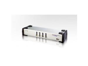 ATEN TECHNOLOGIES CS1744 4PORT USB KVM SWITCH DUAL-VIEW W/ AUDIO PERIPHERAL SHARING ATEN TECHNOLOGIES CS1744 4PORT USB KVM SWITCH DUAL-VIEW W/ AUDIO PERIPHERAL SHARING