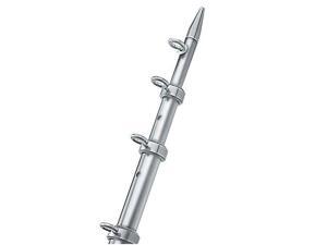 TACO METALS OT-0442VEL15 TACO 15 Silver/Silver Outrigger Poles - 1-1/8" Diameter TACO METALS OT-0442VEL15 TACO 15 Silver/Silver Outrigger Poles - 1-1/8" Diameter