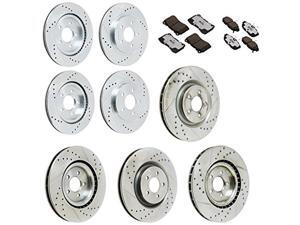 POWERSTOP PSBK4148-26 FRONT and REAR STREET WARRIOR BRAKE KIT POWERSTOP PSBK4148-26 FRONT and REAR STREET WARRIOR BRAKE KIT