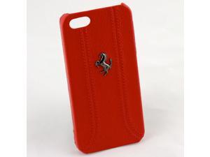 Ferrari iPhone 5 / 5S Red Leather & Stitching Case CG Mobile Sealed FEFFHCP5RE Ferrari iPhone 5 / 5S Red Leather & Stitching Case CG Mobile Sealed FEFFHCP5RE