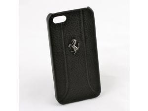 Ferrari iPhone 5 / 5S Black Leather & Stitching Case CG Mobile New FEFFHCP5BL Ferrari iPhone 5 / 5S Black Leather & Stitching Case CG Mobile New FEFFHCP5BL