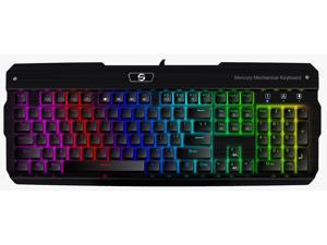 UtechSmart Mercury Full Color RGB Backlit Illuminated Mechanical Gaming Keyboard UtechSmart Mercury Full Color RGB Backlit Illuminated Mechanical Gaming Keyboard