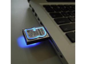 InfoThink Mini Hard Disk Flash Drive 8GB USB 2.0 LED Design InfoThink Mini Hard Disk Flash Drive 8GB USB 2.0 LED Design
