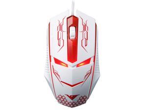RAJFOO The RED Terminator 1600DPI 6D Optical Wired Usb Gaming Mouse for Gamer PC Laptop Home Office User - Ergonomic Design - Comfortable Matte Finish - Cool LEDs RAJFOO The RED Terminator 1600DPI 6D Optical Wired Usb Gaming Mouse for Gamer PC Laptop Home Office User - Ergonomic Design - Comfortable Matte Finish - Cool LEDs