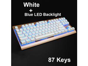 UrChoiceLtd® 2016 Yuansu X-Falcon 87 Keys Keyboards Usb Wired LED illuminated Backlight Ergonomic Mechanical Gaming Keyboard Black / Blue Switch for Office Typists and Play Games UrChoiceLtd® 2016 Yuansu X-Falcon 87 Keys Keyboards Usb Wired LED illuminated Backlight Ergonomic Mechanical Gaming Keyboard Black / Blue Switch for Office Typists and Play Games