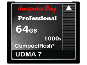 KOMPUTERBAY 64GB Professional COMPACT FLASH CARD CF 1000X 150MB/s Extreme Speed UDMA 7 RAW 64 GB KOMPUTERBAY 64GB Professional COMPACT FLASH CARD CF 1000X 150MB/s Extreme Speed UDMA 7 RAW 64 GB