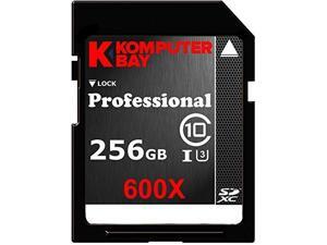 Komputerbay Professional 256 GB High Speed SDXC Class 10 UHS-I U3 600X Flash Card Komputerbay Professional 256 GB High Speed SDXC Class 10 UHS-I U3 600X Flash Card