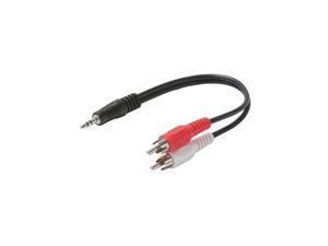 Steren ST-255-037 6-inch Y 2-RCA Plugs/3.5mm Stereo Steren ST-255-037 6-inch Y 2-RCA Plugs/3.5mm Stereo