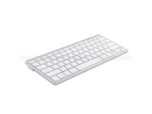 Bluetooth Wireless Slim White US English Language Keyboard for Windows, Mac OS, Linux, iOS, Android Bluetooth Wireless Slim White US English Language Keyboard for Windows, Mac OS, Linux, iOS, Android