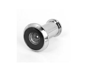 16mm Dia 200 Degree Angle 35mm-52mm Thickness Door Viewer Peephole Silver Tone 16mm Dia 200 Degree Angle 35mm-52mm Thickness Door Viewer Peephole Silver Tone