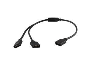 Flexible LED Strip RGB 4 Pin F to 2 F Connector Splitter Cable Black 11.8" Flexible LED Strip RGB 4 Pin F to 2 F Connector Splitter Cable Black 11.8"