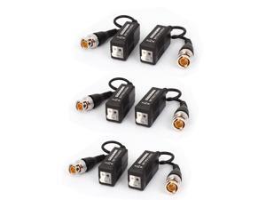 6Pcs Mini Camera Video Balun BNC Connector CAT5 Coaxial CCTV UTP Extender Cable 6Pcs Mini Camera Video Balun BNC Connector CAT5 Coaxial CCTV UTP Extender Cable