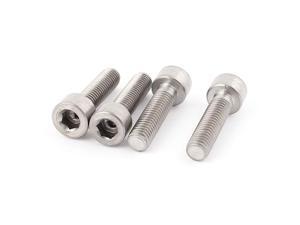 4 Pcs M8x30mm DIN912 Ti Titanium Socket Head Cap Screws Hex Key Bolts 38mm Long 4 Pcs M8x30mm DIN912 Ti Titanium Socket Head Cap Screws Hex Key Bolts 38mm Long