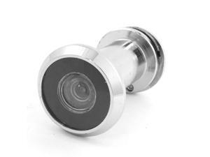 200 Degree Wide Angle Security 35-55mm Door Viewer Peephole Silver Tone 200 Degree Wide Angle Security 35-55mm Door Viewer Peephole Silver Tone