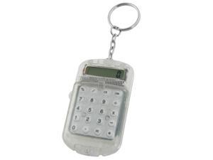 Battery Powered 8 Digits LCD Display Mini Calculator Clear w Keyring Ylhlo Battery Powered 8 Digits LCD Display Mini Calculator Clear w Keyring Ylhlo