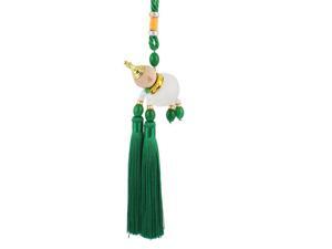 Cucurbit Shape Perfume Bottle Tassels Pendant Car Hanging Decoration Green Cucurbit Shape Perfume Bottle Tassels Pendant Car Hanging Decoration Green
