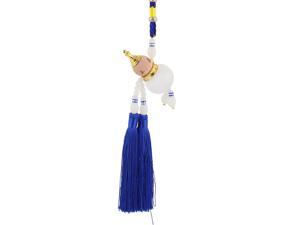 Cucurbit Shape Perfume Bottle Tassels Pendant Car Hanging Decoration Royal Blue Cucurbit Shape Perfume Bottle Tassels Pendant Car Hanging Decoration Royal Blue