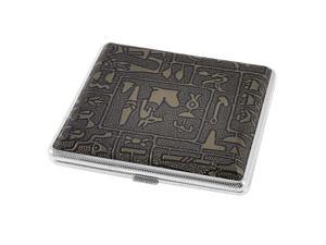 Rectanglar Internal Strap Fixed Double Sides Metal Tobacco Cigarette Case Holder Rectanglar Internal Strap Fixed Double Sides Metal Tobacco Cigarette Case Holder