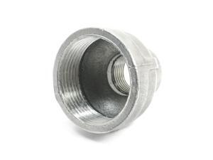 Stainless Steel 304 Class 150 19mm x 39 mmFemale Thread Bell Reducing Coupling Stainless Steel 304 Class 150 19mm x 39 mmFemale Thread Bell Reducing Coupling