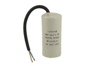 CBB60 Round Motor Start Run Capacitor 20uF MDF 450VAC 50HZ CBB60 Round Motor Start Run Capacitor 20uF MDF 450VAC 50HZ