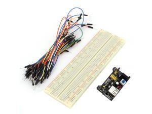 MB102 Solderless PCB Breadboard Power Supply Module Jumper Cable Wire Set MB102 Solderless PCB Breadboard Power Supply Module Jumper Cable Wire Set
